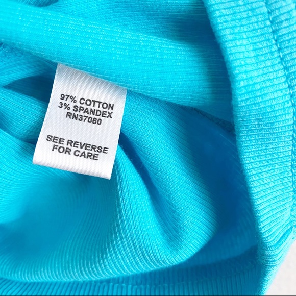 💕Cato Pearl Beaded embellished Tank Aqua Size M - Picture 7 of 8